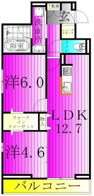 メゾン・ド・シルヴァ 302号室 間取り