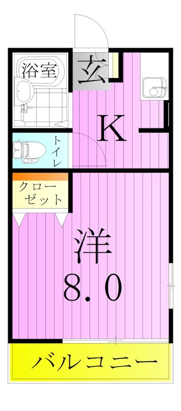 カーサ・ミーアA 間取り図