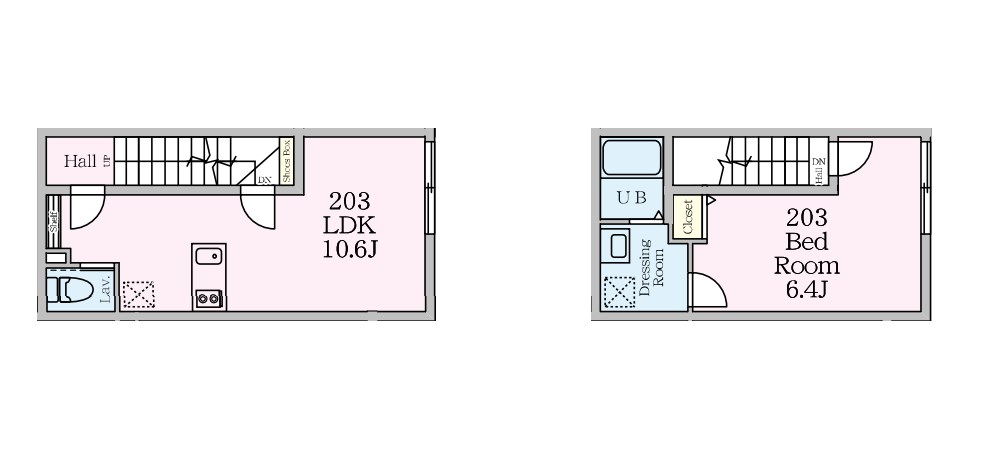 Reberty竹ノ塚 間取り図
