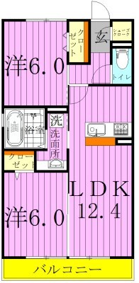 シトロンフレア３ 間取り図