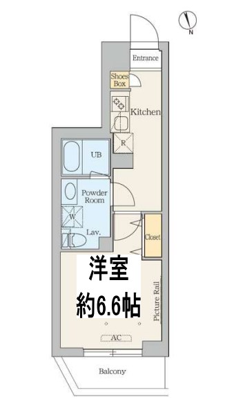 クレストコート綾瀬 間取り図