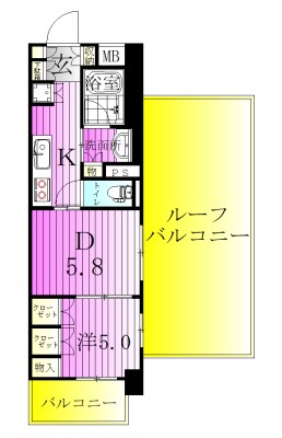 パレステージ西新井みどり公園 間取り図