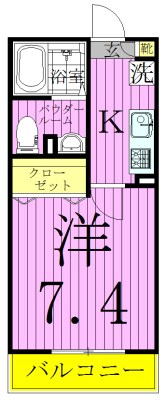 エルスタンザ綾瀬１丁目 間取り図