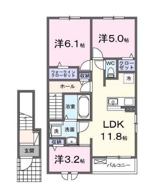 ウィブリーハイツ 間取り