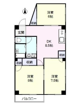 シントミプラザ綾瀬 間取り図