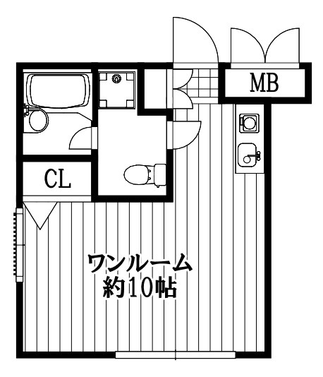 ロイヤル・クレスト 102号室 間取り