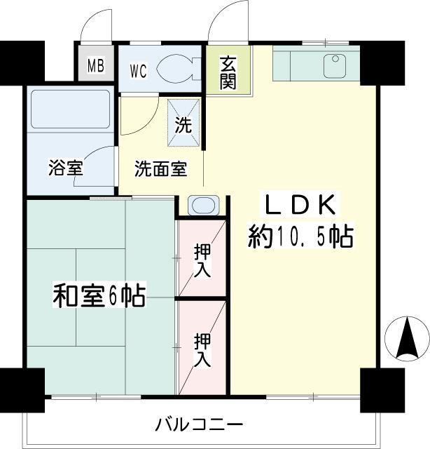 コートアオイ 間取り図