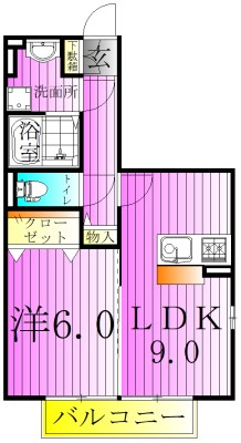 プランドール１ 間取り図