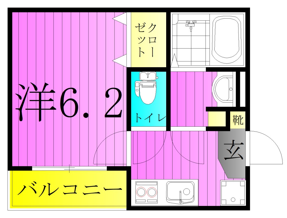 MELDIA北綾瀬Ⅵ 間取り図