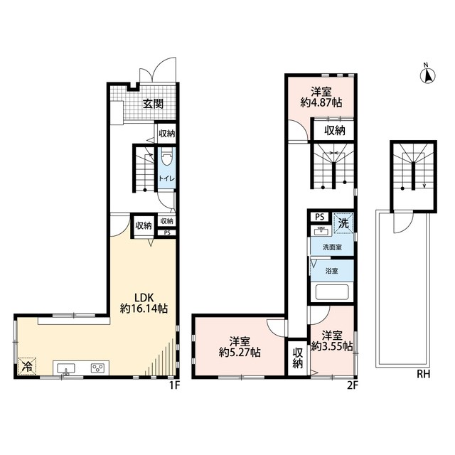西新井栄町1丁目戸建 間取り図