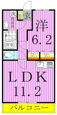 NEOグレイス綾瀬 間取り図