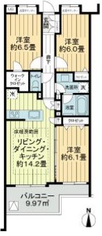アンシア西新井パークレジデンス  間取り図