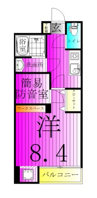 ＳＫビル拾四番館 間取り