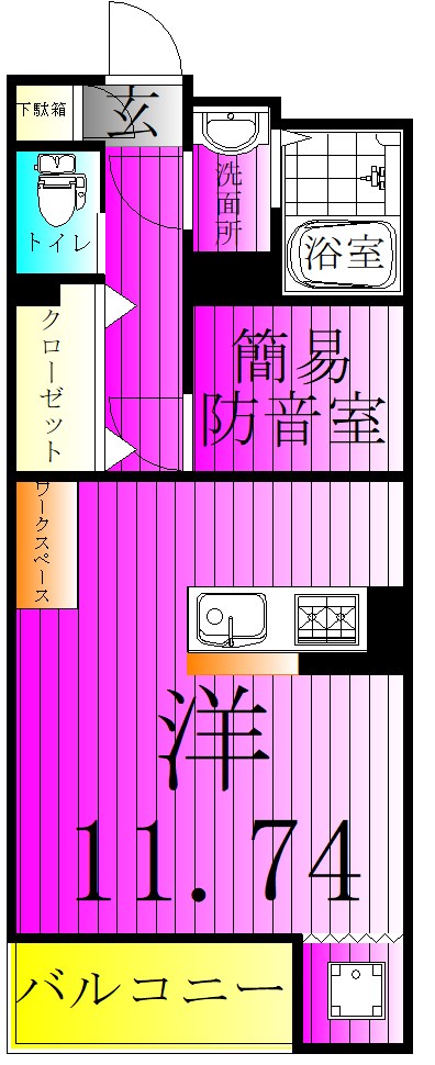 ＳＫビル拾四番館 間取り