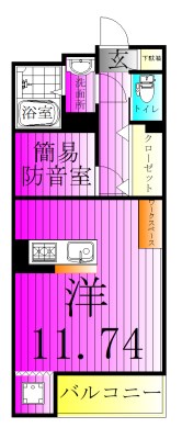 ＳＫビル拾四番館 306号室 間取り