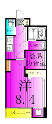 ＳＫビル拾四番館 309号室 間取り