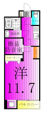 ＳＫビル拾四番館 間取り