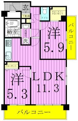 ソルヴェールレジデンス 間取り