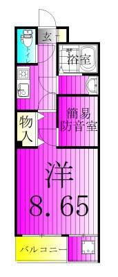 ＳＫビル拾伍番館 間取り