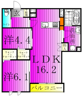 Victoire南流山 間取り