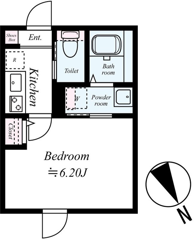 GRADUS松戸 302号室 間取り