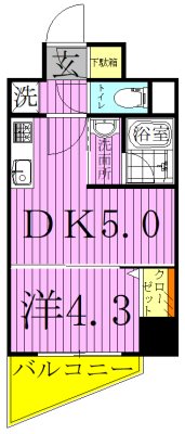 ラフィスタ北綾瀬 間取り図