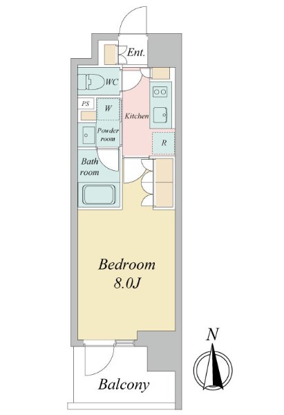 ドゥーエ三ノ輪Ⅱ 間取り図