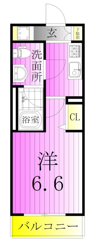 La　Douceurお花茶屋Ⅱ 間取り図