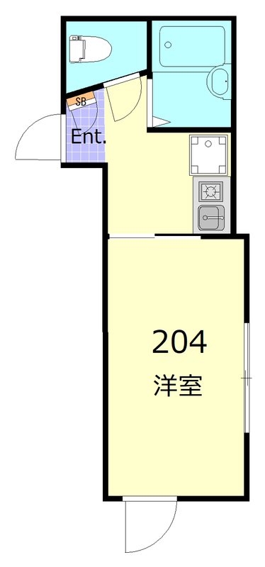 アリス南千住 間取り図