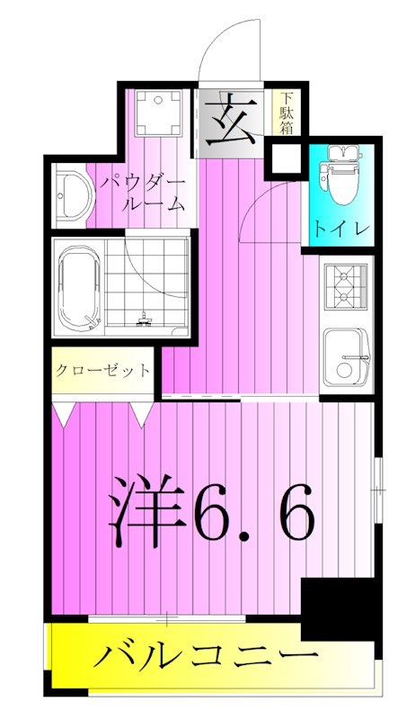 ラグゼナ北千住  間取り図