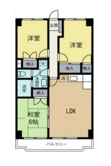 ランドフォレスト天王台Ⅰ 間取り