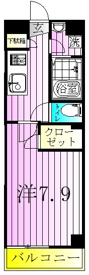 プリズム13番館  間取り