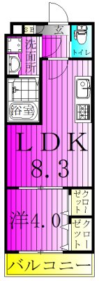 ジーメゾン我孫子ドマーニ 間取り