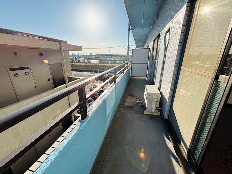 ウインズフジ ベランダ