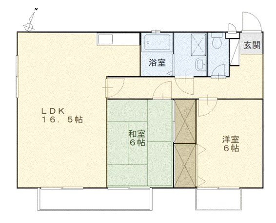 ライペリアD棟 102号室 間取り