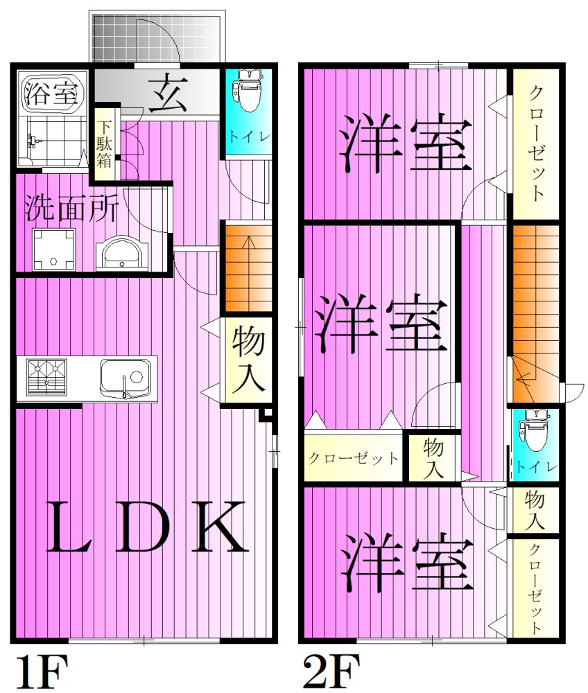 （仮称）足立区関原３丁目戸建 間取り図