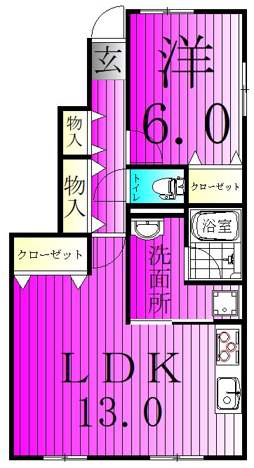 ルミナスコート馬橋 間取り