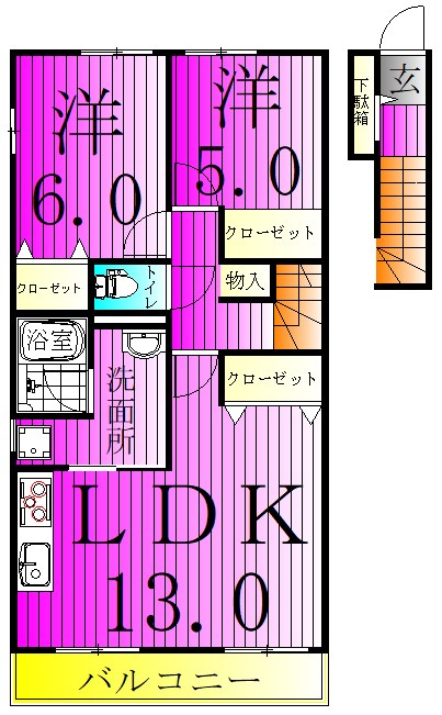ルミナスコート馬橋 間取り
