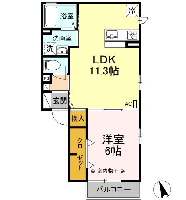 ジュ・マルティⅢ 間取り図