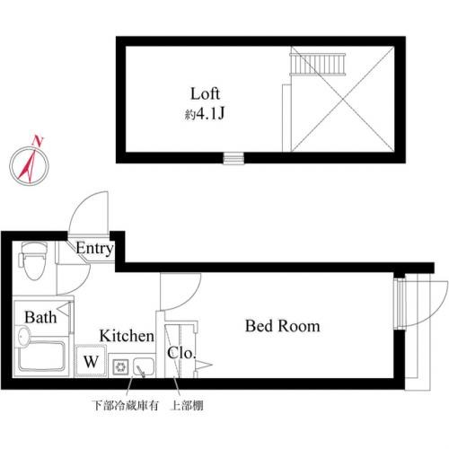 レーヴ扇 間取り図