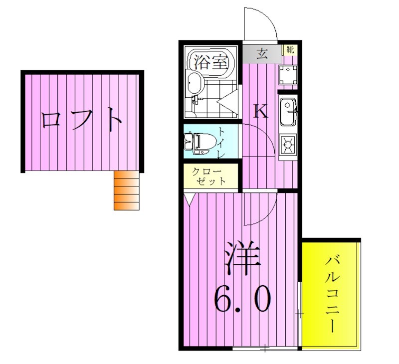 ビーポーレン中央本町  間取り図