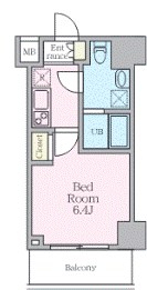 Alivis松戸 405号室 間取り