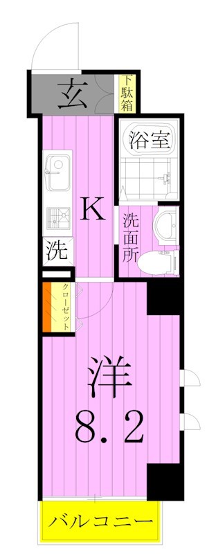 朱雀楼　東京 間取り図