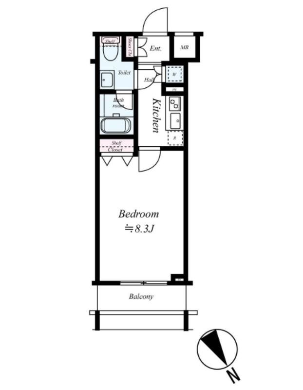 グラントゥルース田端 間取り図