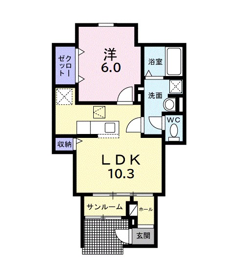 ルミエール　ワイズ 間取り図