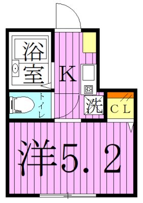 ワイジェ西新井 間取り図