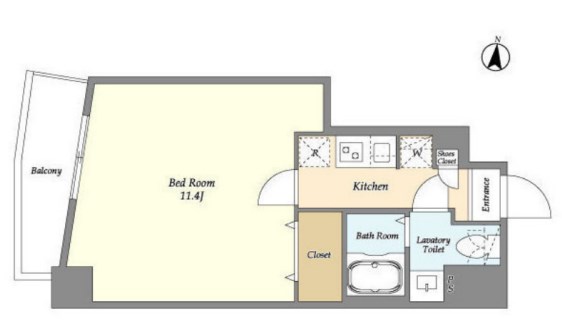 アルファコート梅島 間取り図