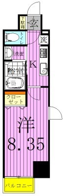 Ｃａｒｒｅ　Ｓ.Ｉ 間取り図
