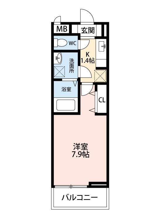 グランディールM 間取り図