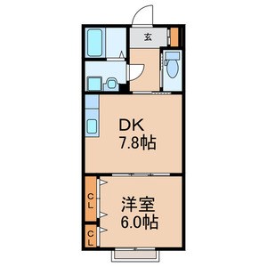 メゾンドール石和 間取り